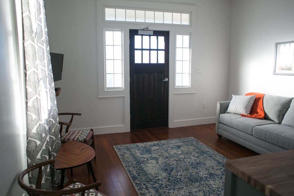 Living room of the Bienville Suite.