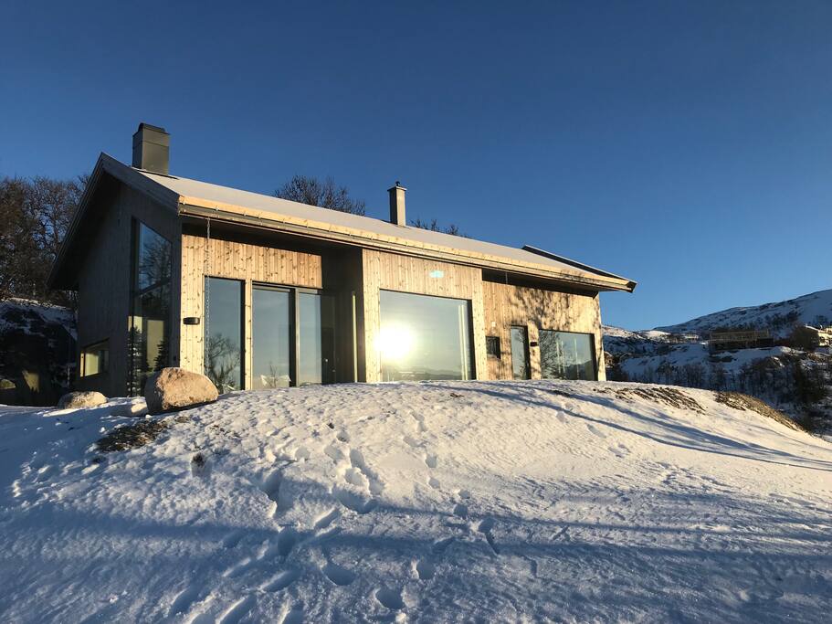 Hytta sett sørfra