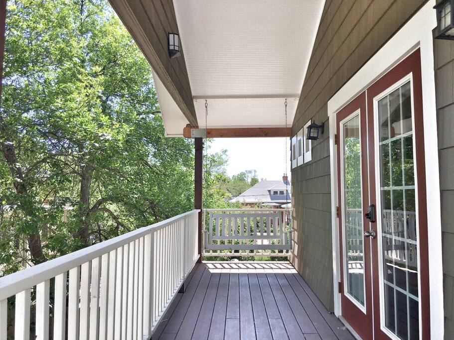 Porch Swing in the Summer