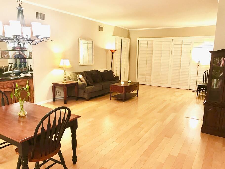 Living / Dining Room - High Ceilings