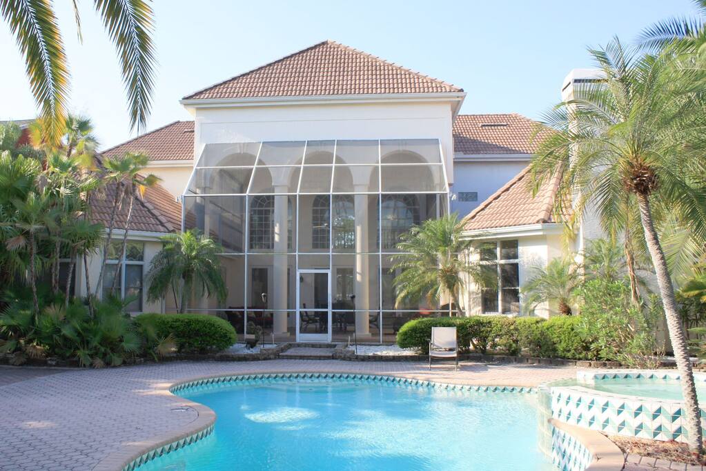 Pool Area and Hot Tub