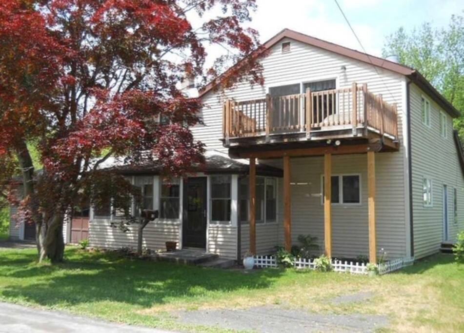 Large family home nestled on a dead end street.