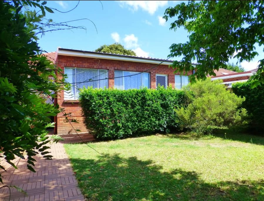 The house (view from backyard)