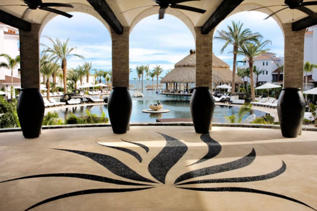 Courtyard and pool
