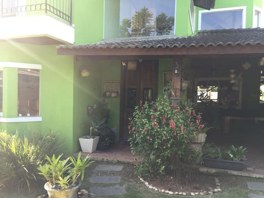 Fachada, entrada da casa