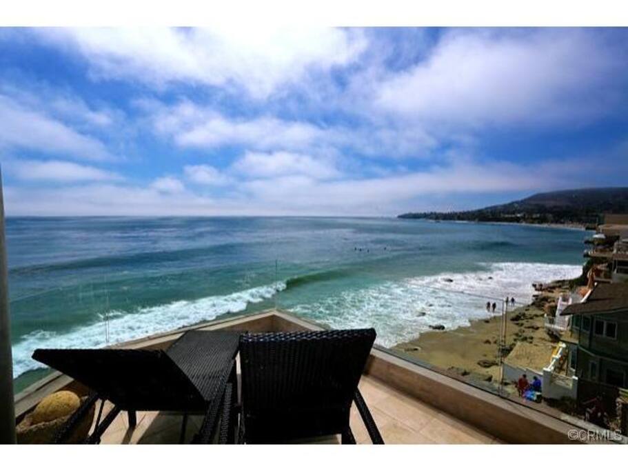 View from the master balcony