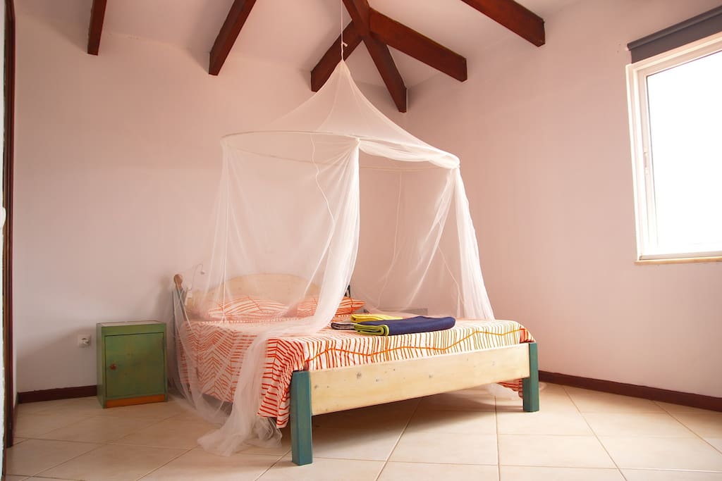 Mosquito net detail at double Kite beach
