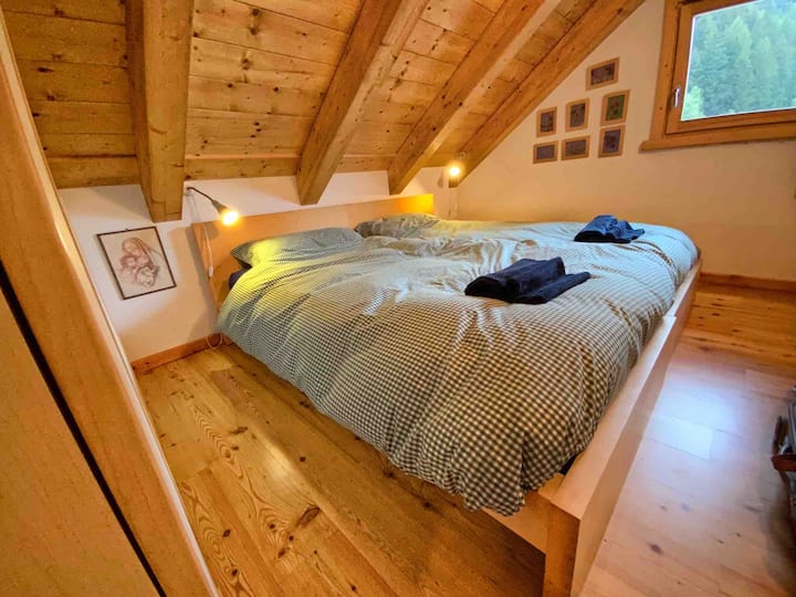 Master bedroom overlooking Bormio 