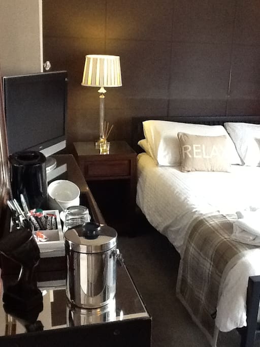 Complimentary tea and coffee in your room
