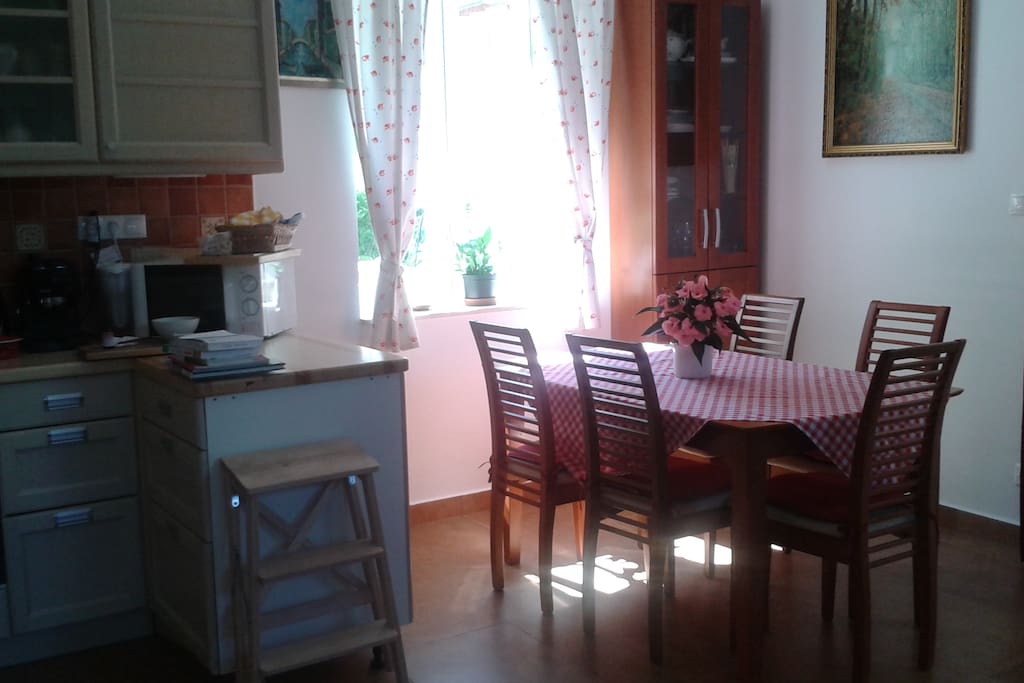 Kitchen with dining room