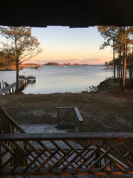 Beautiful view facing the Pamlico Sound.