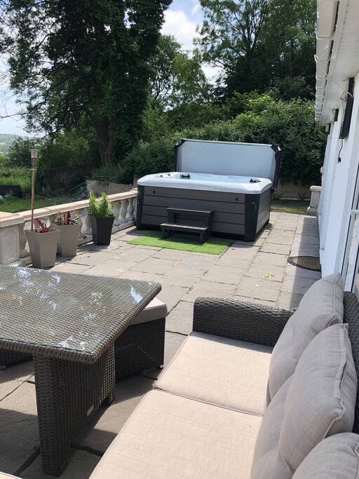 Outdoor seating area