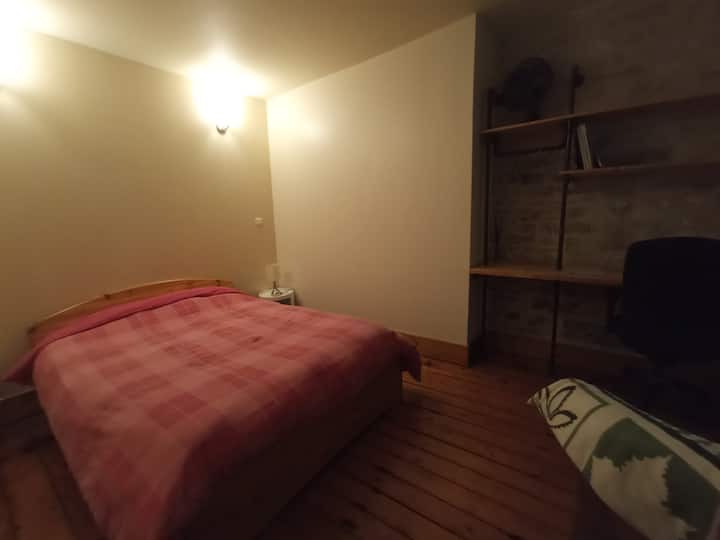 Private Room, Queen Bed, Downtown Besançon