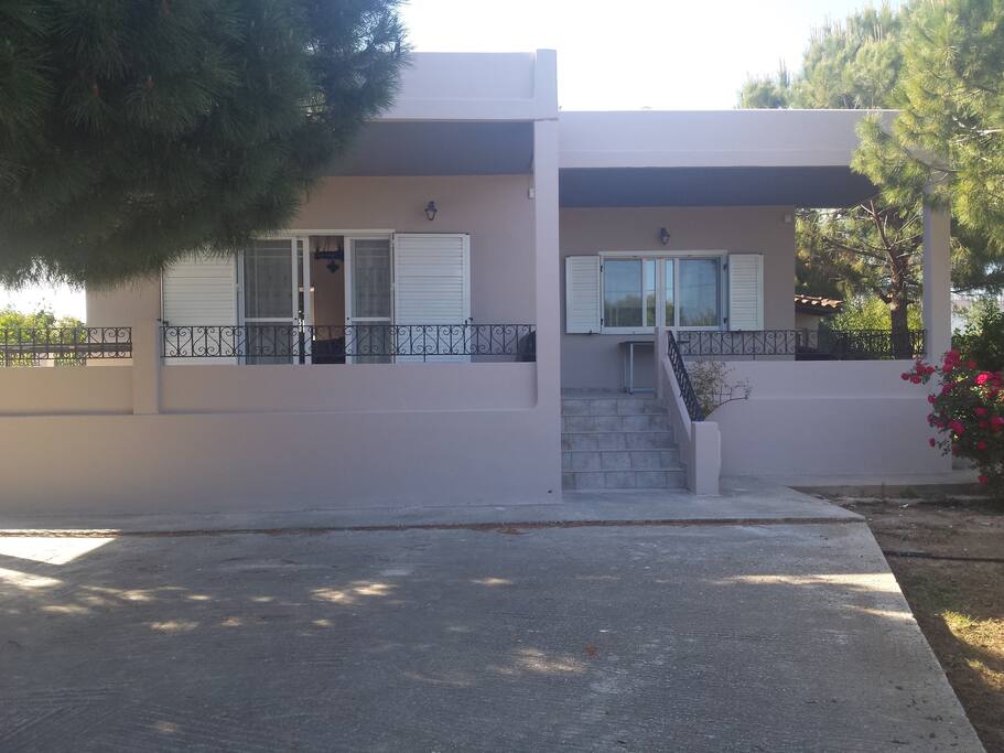 front view of the house