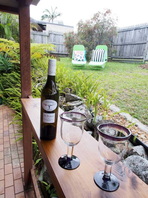 Private back yard