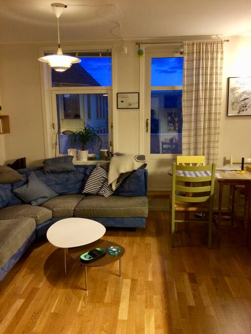 Living room in the evening