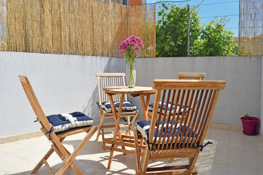 Terrace with garden view