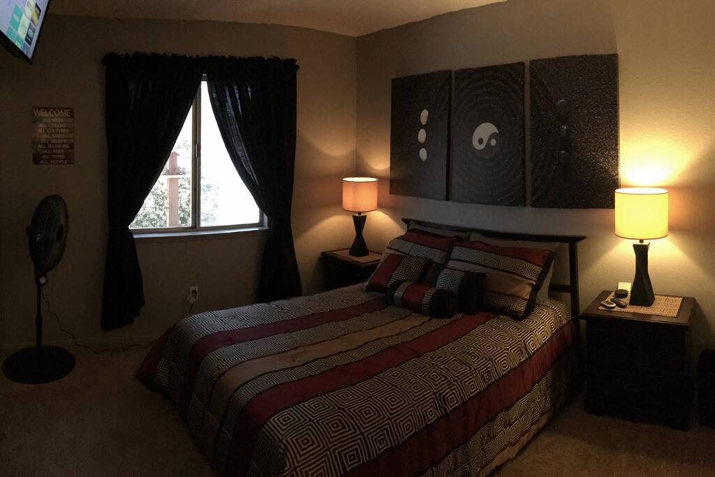 It looks much better in person. Bedrooms are so hard to get a good picture of.