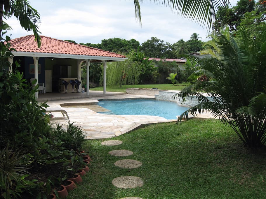 Pool and pool house