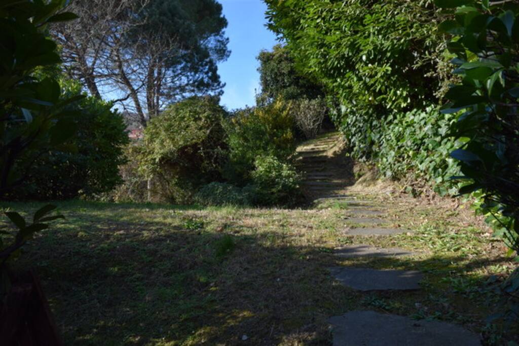 Giardino visto dal cancello