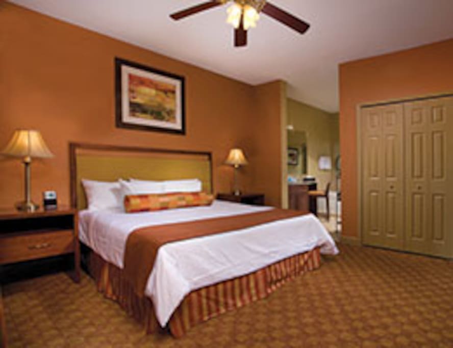 COMFY KING BED IN MASTER BEDROOM