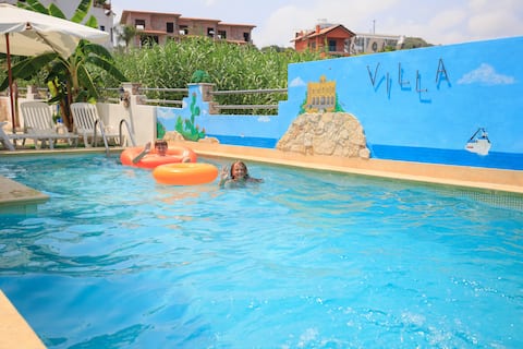 family residence with wi-fi pool on the sea