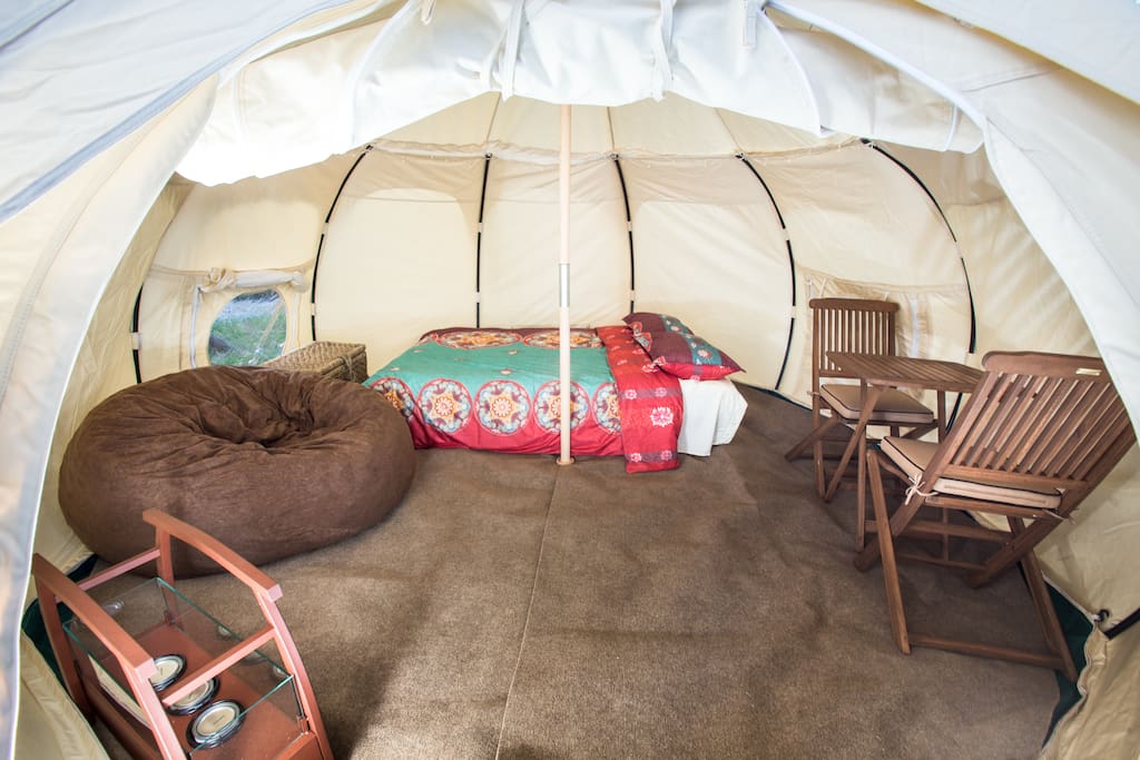 Cozy and spacious.