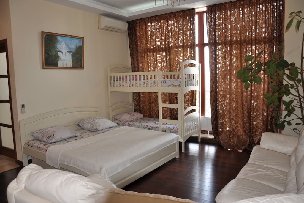 1st, walk through bedroom on the 1st floor