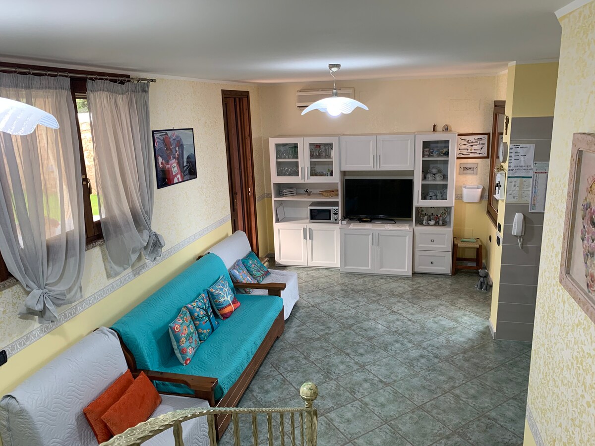 Popular Airbnb listing: "Villa Federica By Chia" Cottage with a Sea View. in Pula