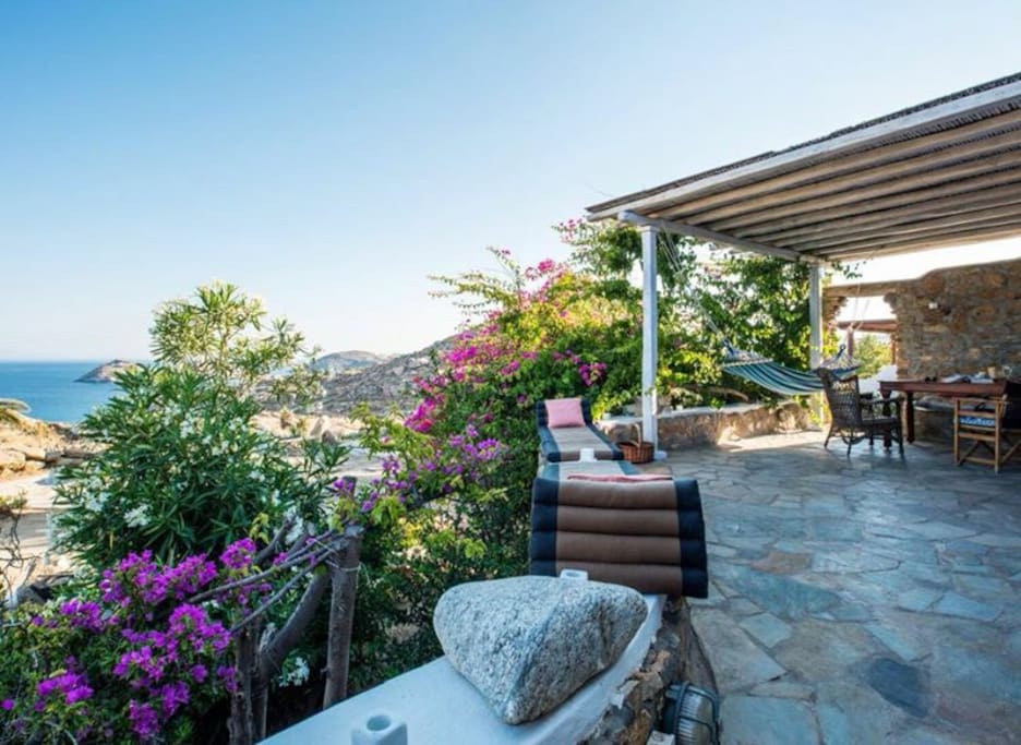Veranda and view