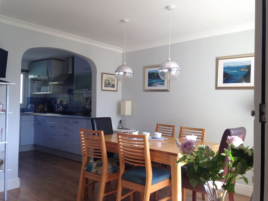 Kitchen and dining room