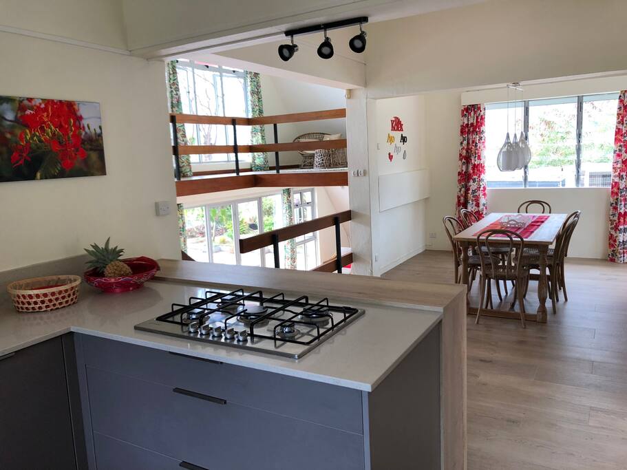 Open plan kitchen