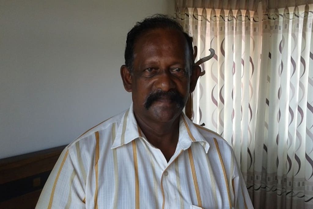 meet Chandramohan the housekeeper who is responsible for keeping the room clean and tidy before your arrival, and be at hand for you