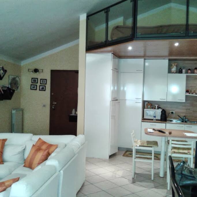 open space con cucina abitabile