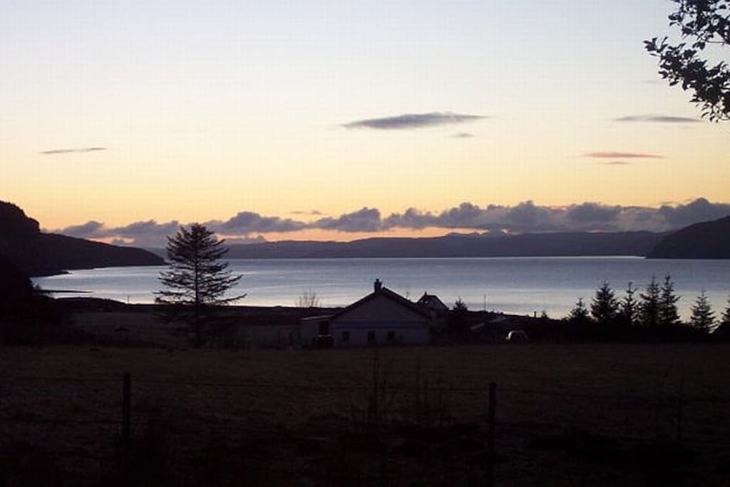 The view south west, one evening