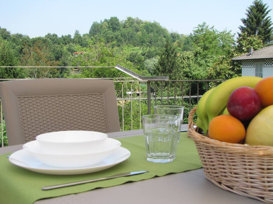 Terrazza attrezzata con disponibilità barbecue