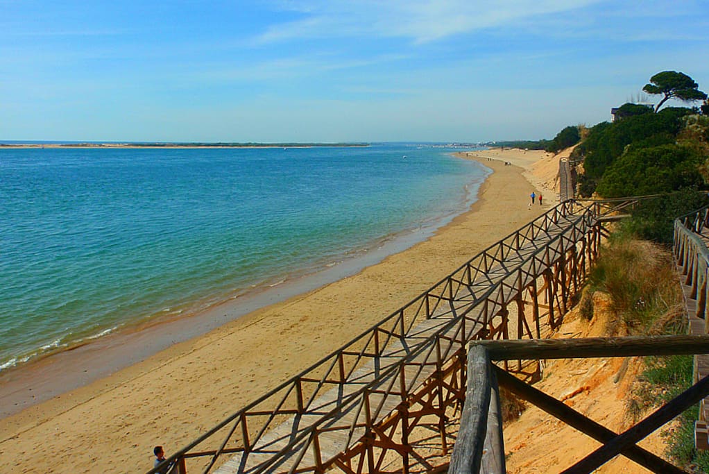 Acceso a la playa