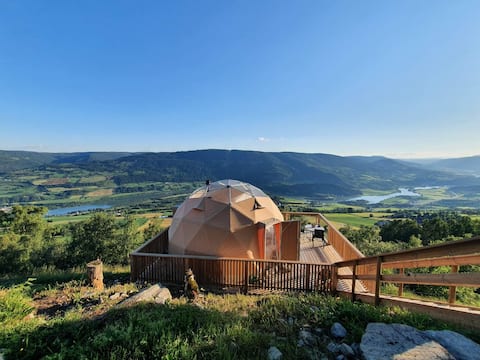 Top performing Airbnb: "The Shepherd's Dome" (Arctic Domes) in Sør Fron