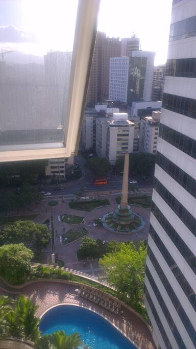 Vista a la plaza francia