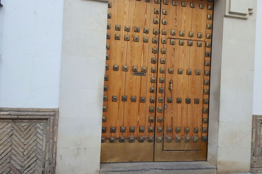 Main entrance to the building