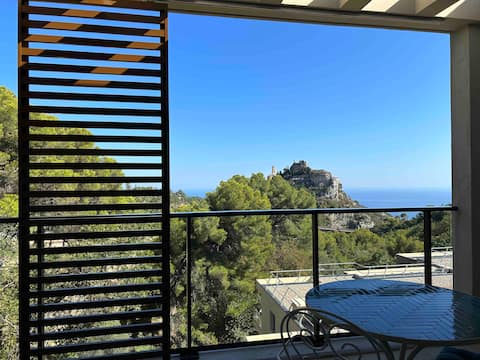 Le Lily - T2 neuf Eze village sea view
