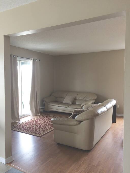 Large living room with balcony