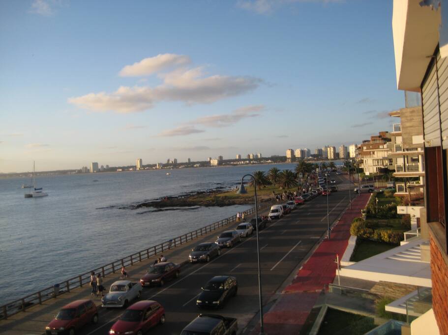 Vista bahía desde el balcón