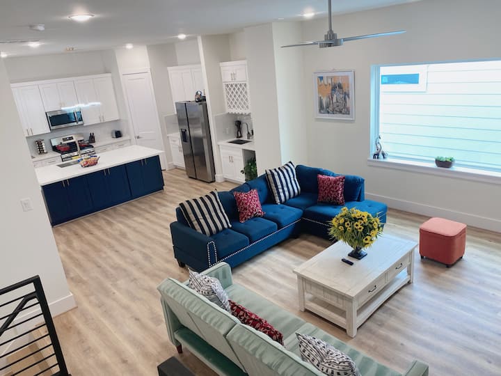 5️⃣⭐️Heights/Galleria/Memorial 3 BR3.5B rooftop deck Townhouses for