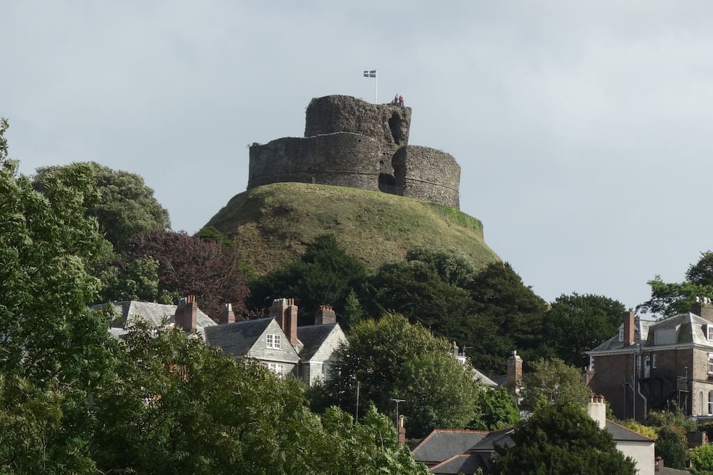 Launceston Castle from our home