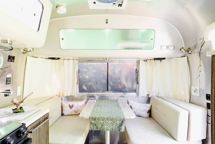 Bike to the Beach from an Airstream with a Hot Tub