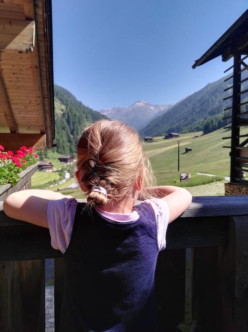 Aussicht vom Balkon