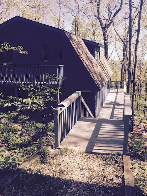 Just a few steps into your beautiful chalet