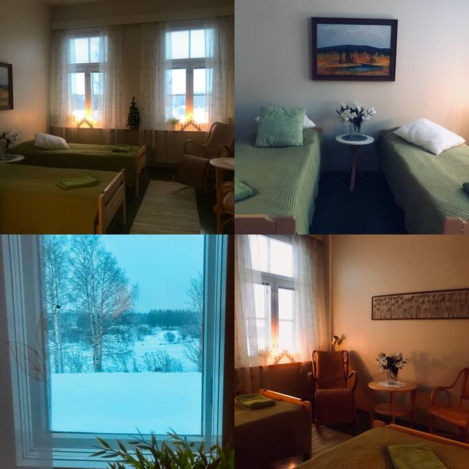 2 person room with 2 x 80cm beds