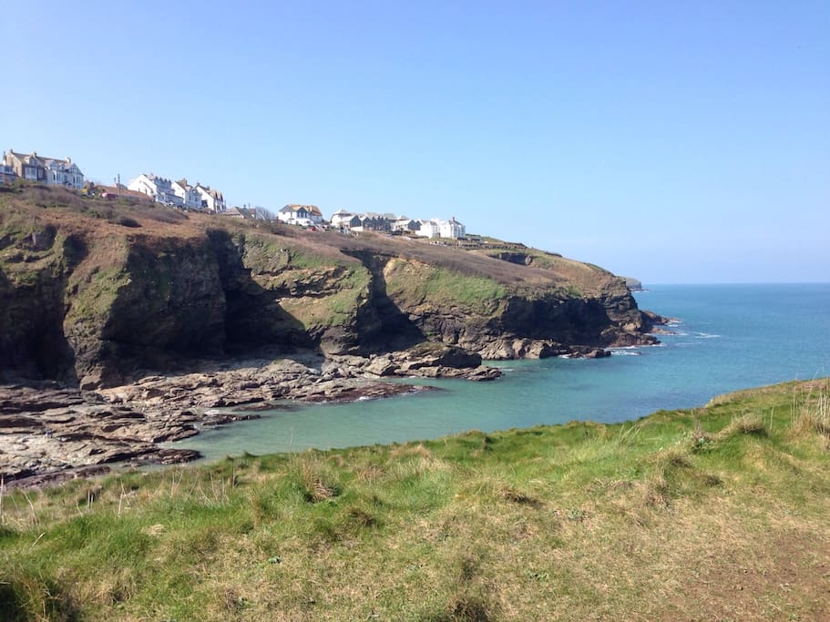 View from cliff path